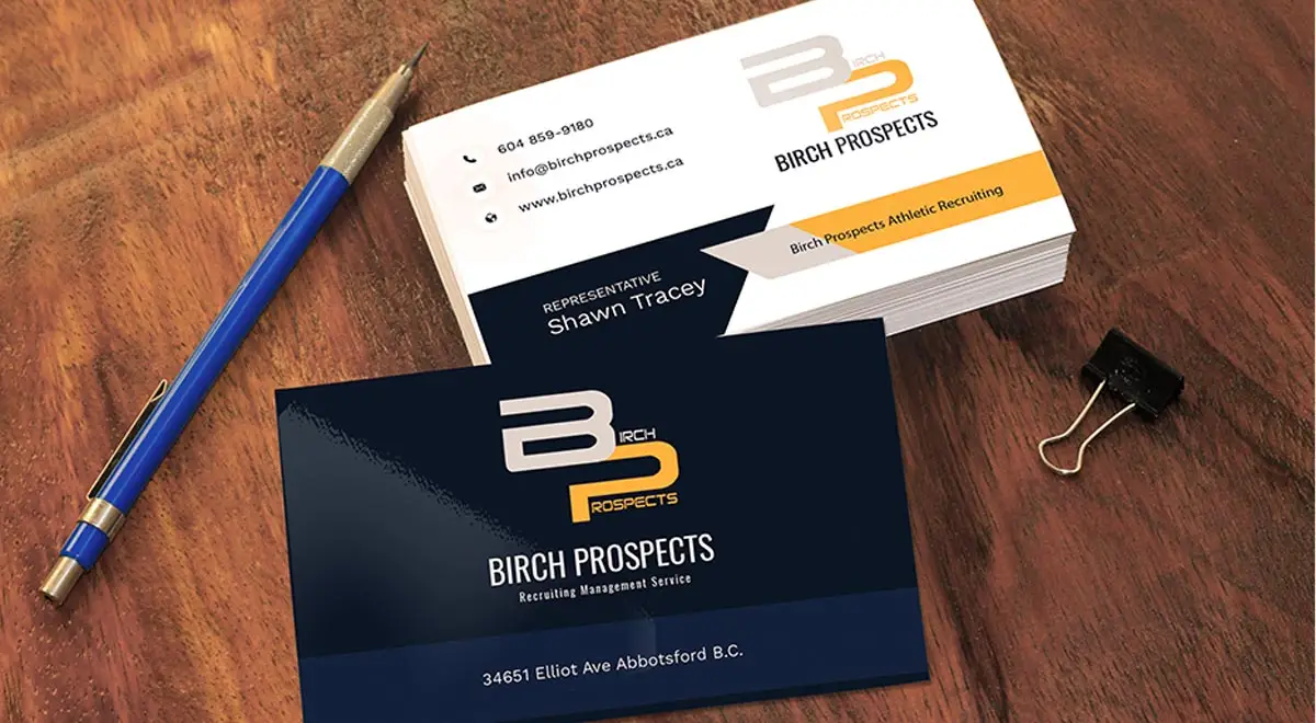 Birch Prospects E.B. Web Recent Business Card Print Design Project Details Project Details