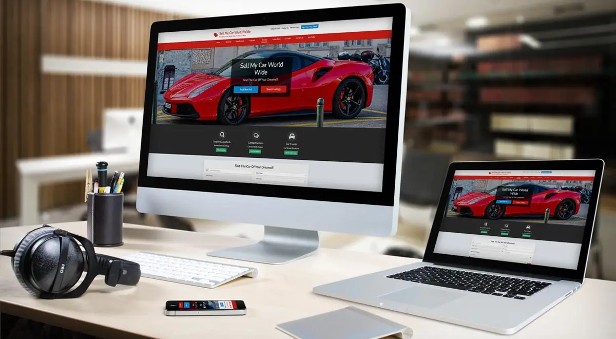 Sell My Car World Wide, List and sell your car world wide, EB Web Recent Web Design, Ecommerce & Membership Project