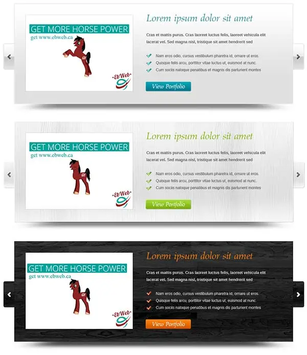 Sliders, Slideshows & Galleries – E.B. Web Website Design Tips