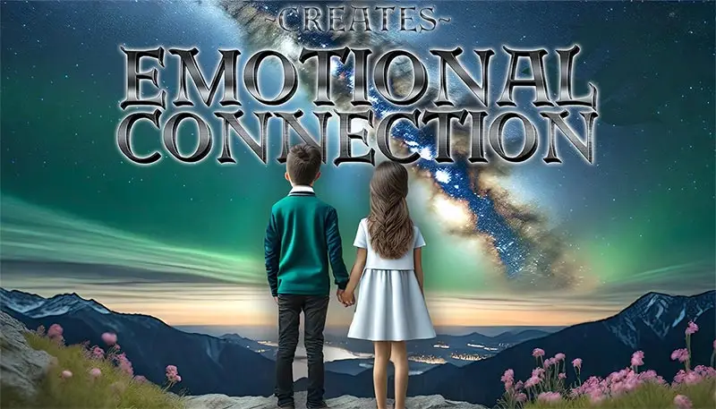 Creates Emotional Connection - images that evoke feelings of joy, excitement, or even nostalgia