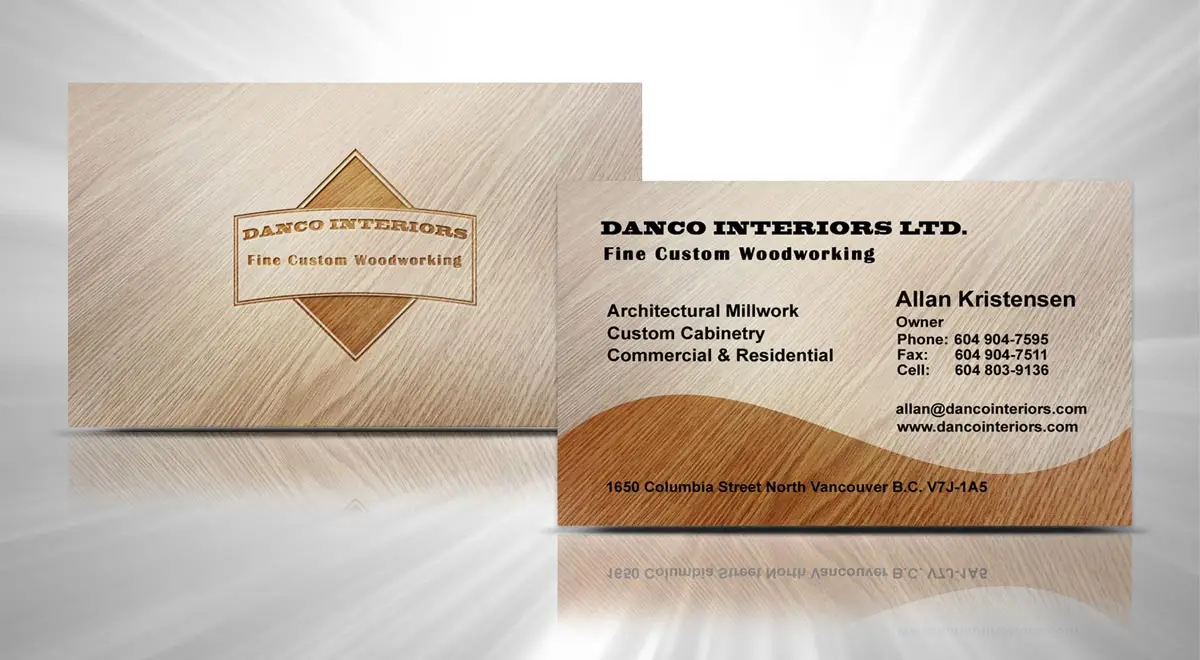 Danco Interiors Ltd. E.B. Web Recent Print Design Project Details